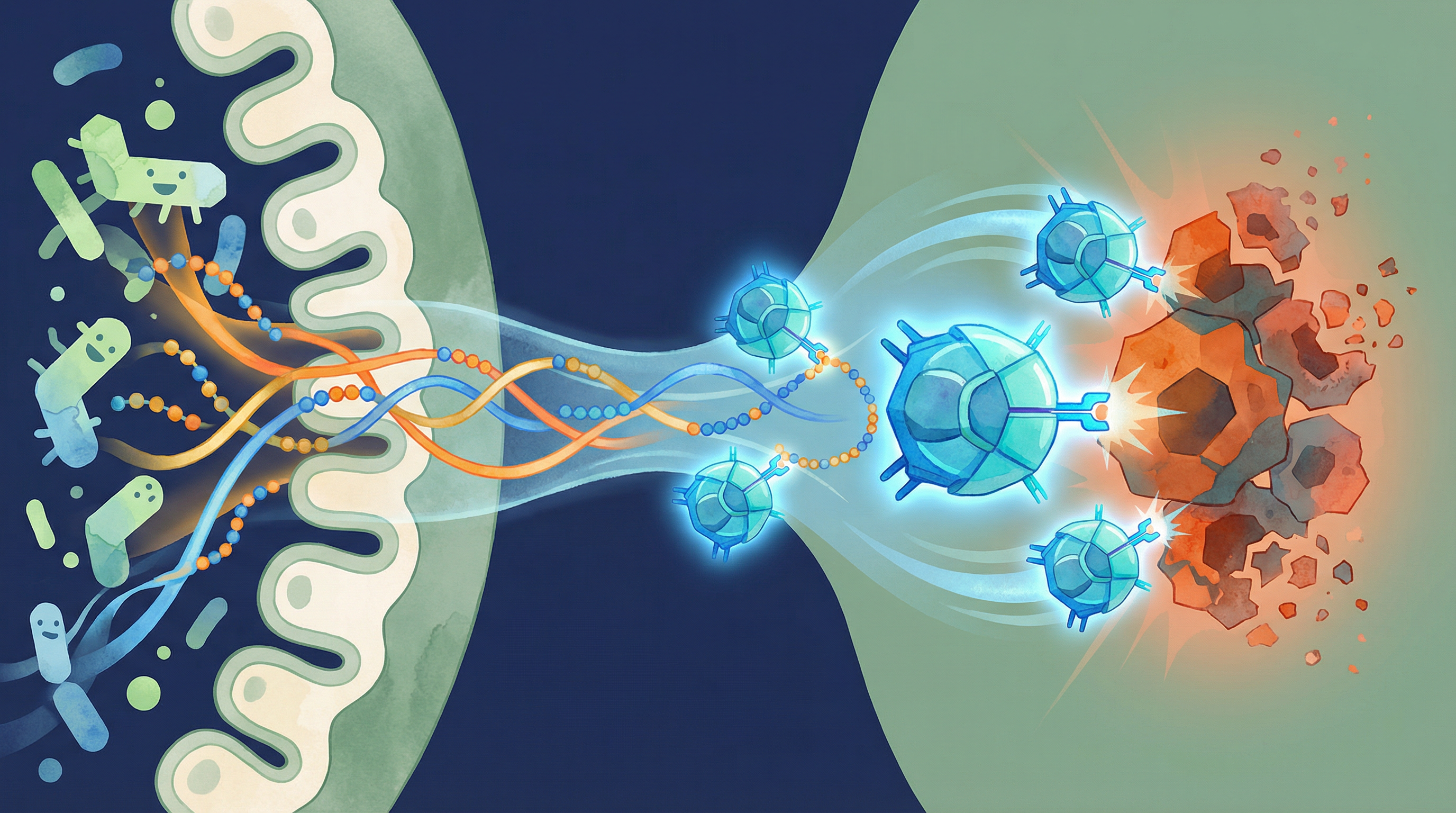Peptidi del microbiota e immunoterapia del melanoma
